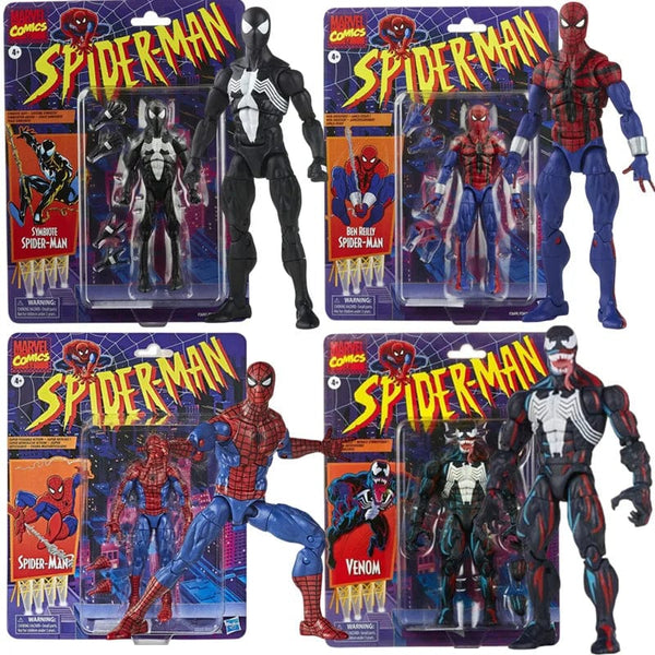Planet Gates Hasbro Spider Man 2099 Miguel O Hara legends Venom Deadpool Action Figure Toys Change Face Statue Model Doll kids for Toy Gift