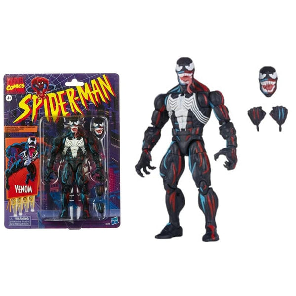 Planet Gates Hasbro Spider Man 2099 Miguel O Hara legends Venom Deadpool Action Figure Toys Change Face Statue Model Doll kids for Toy Gift