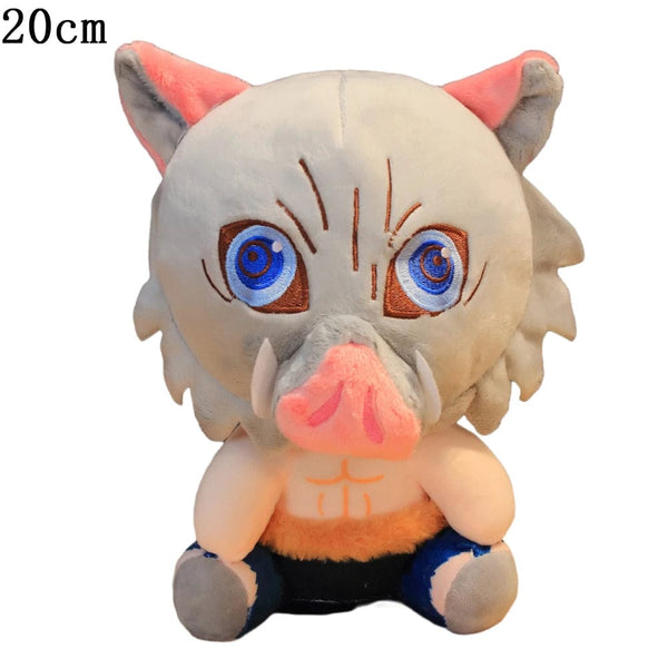 Planet Gates Hashibira Inosuke / 20cm Demon Slayer Plush Toys Anime Kamado Tanjirou Hashibira Inosuke Tomioka Giyuu Rengoku Kyoujurou Kochou Shinobu Agatsuma Zenitsu