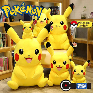 Planet Gates Have a good laugh / 55-60cm Cute Pikachu Plushies Doll Anime Pokemon Kawaii Large Stuffed Plush Toys Soft High Quality Fill Christmas Gifts For Children