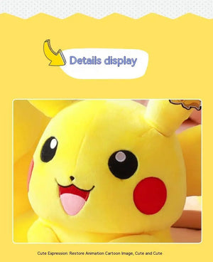 Planet Gates Have a good laugh / 55-60cm Cute Pikachu Plushies Doll Anime Pokemon Kawaii Large Stuffed Plush Toys Soft High Quality Fill Christmas Gifts For Children