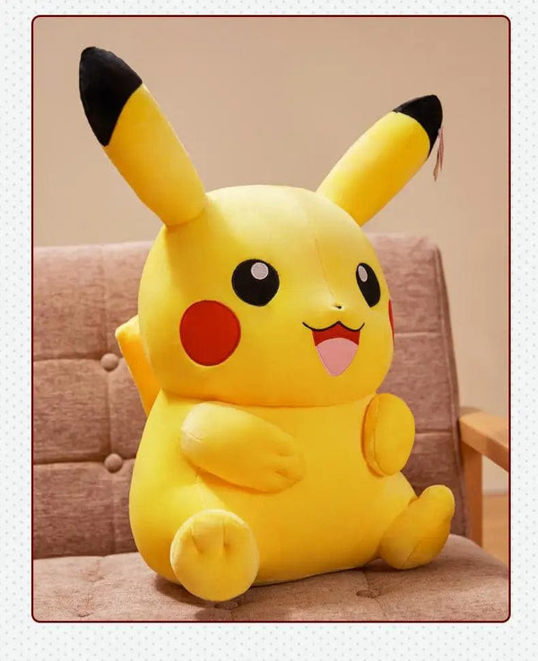 Planet Gates Have a good laugh / 55-60cm Cute Pikachu Plushies Doll Anime Pokemon Kawaii Large Stuffed Plush Toys Soft High Quality Fill Christmas Gifts For Children