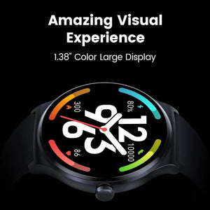 Planet Gates HAYLOU Solar Lite Smart Watch 1.38" Display Bluetooth 5.3 100+ Watch Faces SpO2 Heart Rate Monitor 20 Days Endurance Smartwatch