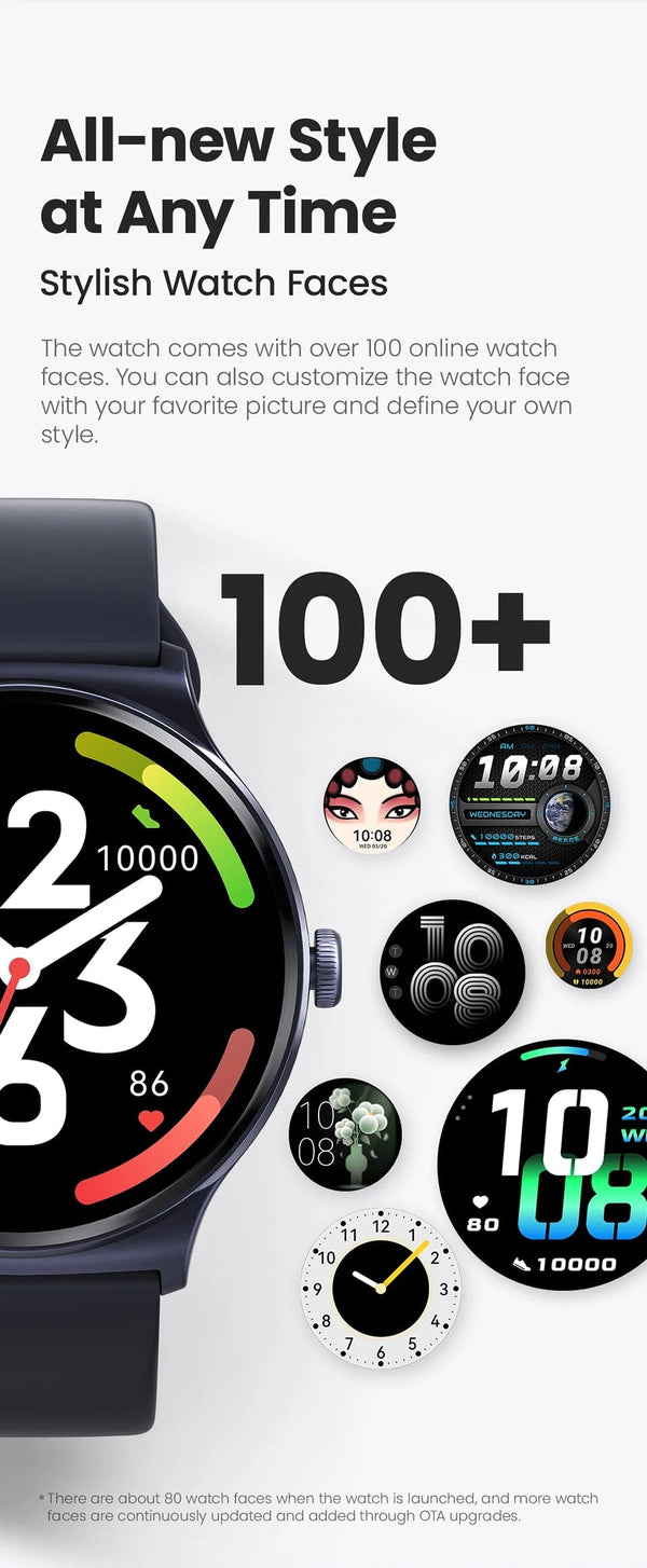 Planet Gates HAYLOU Solar Lite Smart Watch 1.38" Display Bluetooth 5.3 100+ Watch Faces SpO2 Heart Rate Monitor 20 Days Endurance Smartwatch