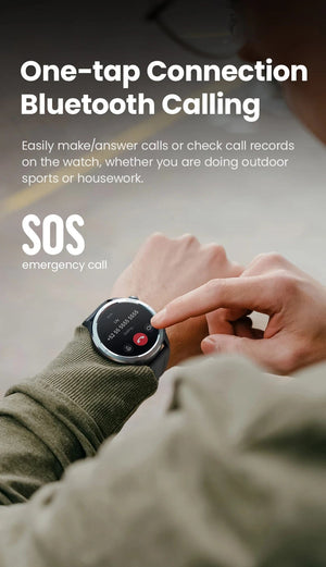 Planet Gates HAYLOU Solar Neo Smart Watch 1.53'' HD Display Bluetooth Call 24H Health Monitoring Smartwatchs Men Women Smart Sport Watchs