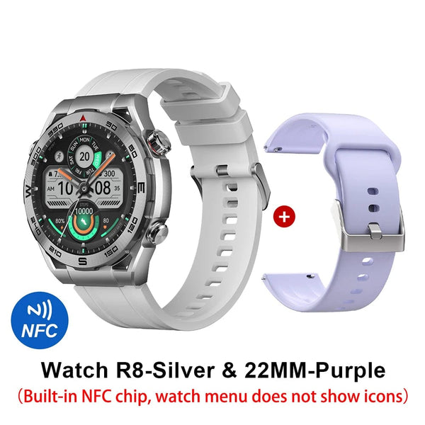 Planet Gates HAYLOU Watch R8 Smartwatch 1.43'' AMOLED HD Display Smart Watch Bluetooth Call & Voice Assistant Mulitary-grade Toughness Watch