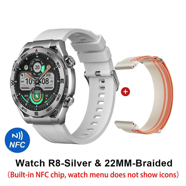 Planet Gates HAYLOU Watch R8 Smartwatch 1.43'' AMOLED HD Display Smart Watch Bluetooth Call & Voice Assistant Mulitary-grade Toughness Watch