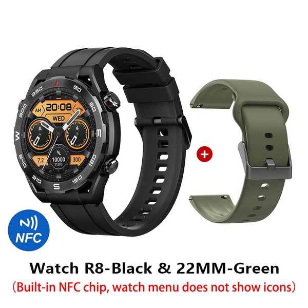 Planet Gates HAYLOU Watch R8 Smartwatch 1.43'' AMOLED HD Display Smart Watch Bluetooth Call & Voice Assistant Mulitary-grade Toughness Watch