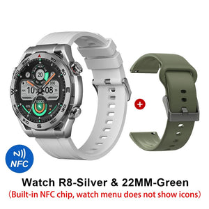 Planet Gates HAYLOU Watch R8 Smartwatch 1.43'' AMOLED HD Display Smart Watch Bluetooth Call & Voice Assistant Mulitary-grade Toughness Watch