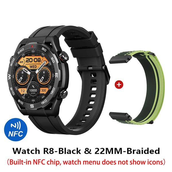 Planet Gates HAYLOU Watch R8 Smartwatch 1.43'' AMOLED HD Display Smart Watch Bluetooth Call & Voice Assistant Mulitary-grade Toughness Watch