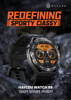 Planet Gates HAYLOU Watch R8 Smartwatch 1.43'' AMOLED HD Display Smart Watch Bluetooth Call & Voice Assistant Mulitary-grade Toughness Watch