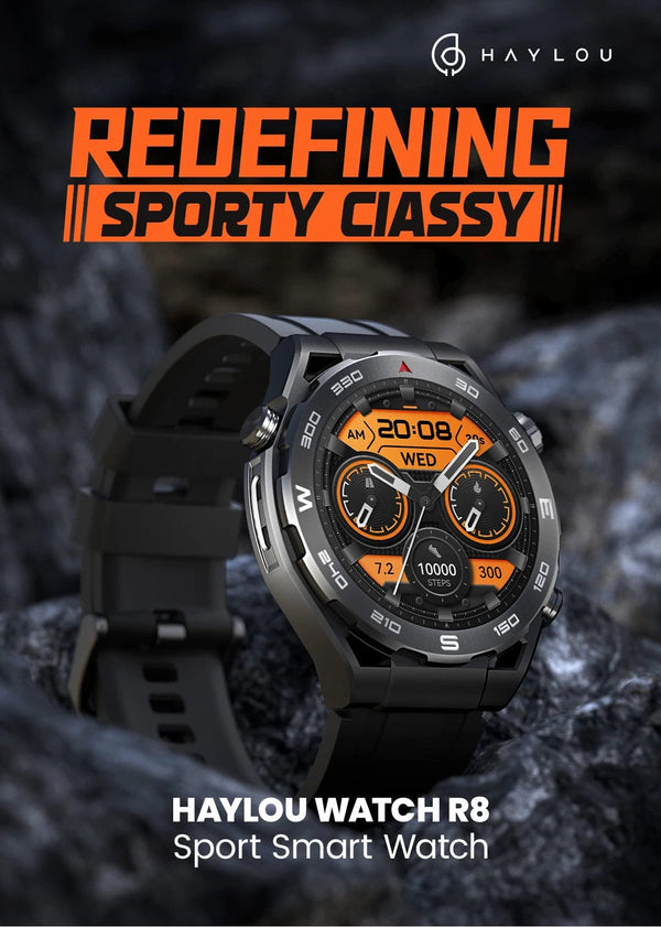 Planet Gates HAYLOU Watch R8 Smartwatch 1.43'' AMOLED HD Display Smart Watch Bluetooth Call & Voice Assistant Mulitary-grade Toughness Watch