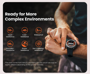 Planet Gates HAYLOU Watch R8 Smartwatch 1.43'' AMOLED HD Display Smart Watch Bluetooth Call & Voice Assistant Mulitary-grade Toughness Watch