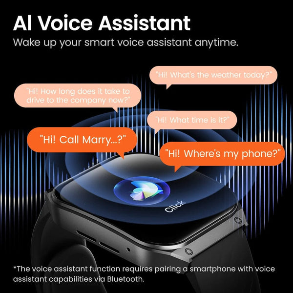 Planet Gates HAYLOU Watch S8 Smart Watch 1.96'' AMOLED Curved Screen Smartwatch Bluetooth Call AI Vioce Assistant Smartwatches for Men