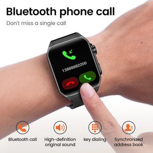 Planet Gates HAYLOU Watch S8 Smart Watch 1.96'' AMOLED Curved Screen Smartwatch Bluetooth Call AI Vioce Assistant Smartwatches for Men