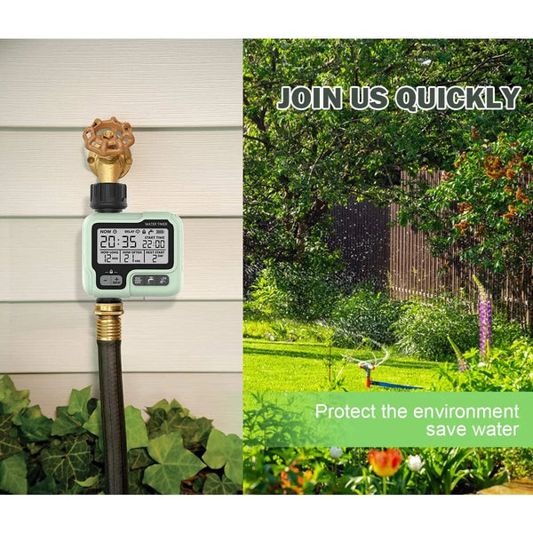 Planet Gates HCT-322 Automatic Water Timer Garden Digital Irrigation Machine Intelligent Sprinkler Used Outdoor to Save Water&Time