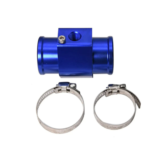 Planet Gates HD Automobile 2-in-1 LCD Instrument Horizontal Celsius Water Temperature Gauge Voltmeter Red Light Digital Instrument DC 12V~24V