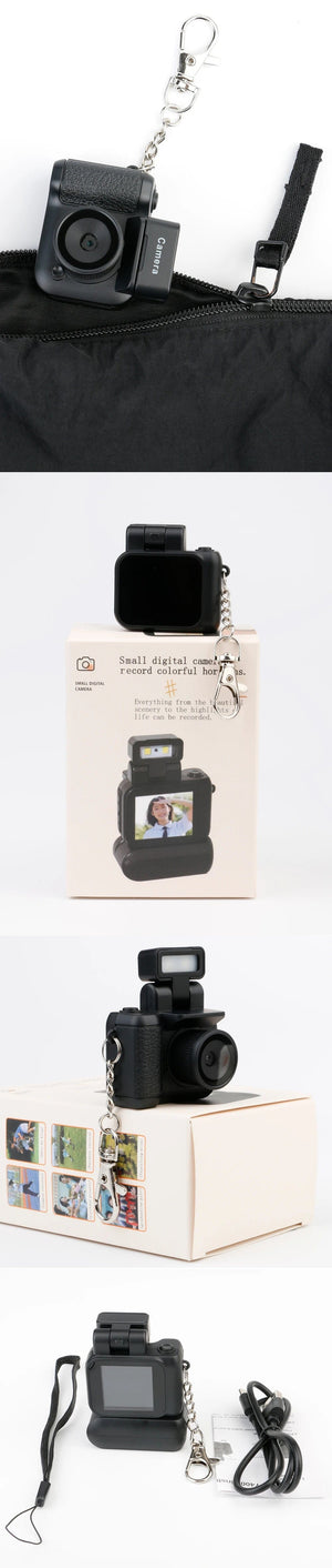 Planet Gates HD1080P Mini Camera Portable Pocket Cam with  LCD Screen Digital Camera with Flash Light Video Recorder Student Small Camcorder