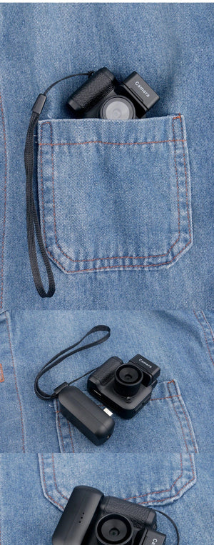 Planet Gates HD1080P Mini Camera Portable Pocket Cam with  LCD Screen Digital Camera with Flash Light Video Recorder Student Small Camcorder