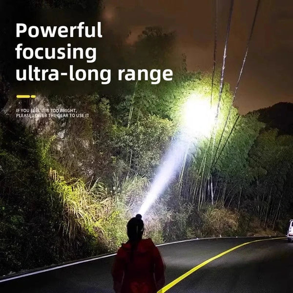 Planet Gates Headlight head mounted strong light charging ultra bright fishing special ultra long endurance lithium battery flashlight mining