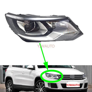 Planet Gates Headlights For VW Tiguan 2013-2017 Headlamp Assembly without Daytime Running Light Auto Whole Car Light Assembly