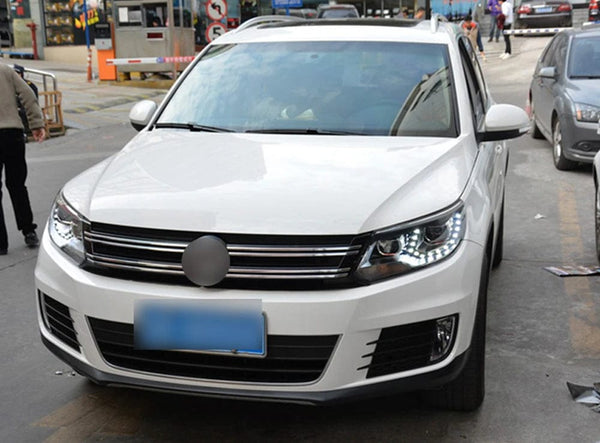 Planet Gates Headlights For VW Tiguan 2013-2017 Headlamp Assembly without Daytime Running Light Auto Whole Car Light Assembly