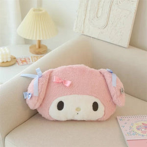 Planet Gates headrest A / As Picture Sanrio Cute My Melody Car Seat Headrest Seat Belt Cover Kawaii Soft Comfortable Back Cushion Pillow Blanket Xmas Gifts Girl
