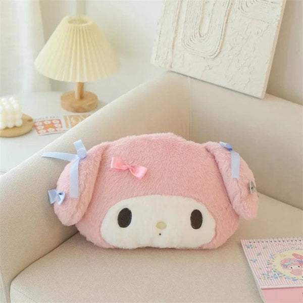 Planet Gates headrest A / As Picture Sanrio Cute My Melody Car Seat Headrest Seat Belt Cover Kawaii Soft Comfortable Back Cushion Pillow Blanket Xmas Gifts Girl