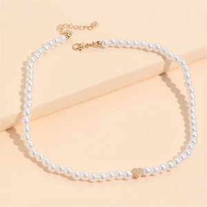 Planet Gates heart ON GIRL Natural Shell Beads Heart Choker Fashion Stainless Steel Necklace for Women Copper Star Collares Para Mujer