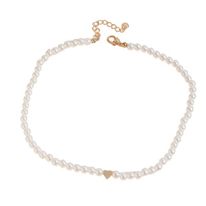 Planet Gates heart ON GIRL Natural Shell Beads Heart Choker Fashion Stainless Steel Necklace for Women Copper Star Collares Para Mujer