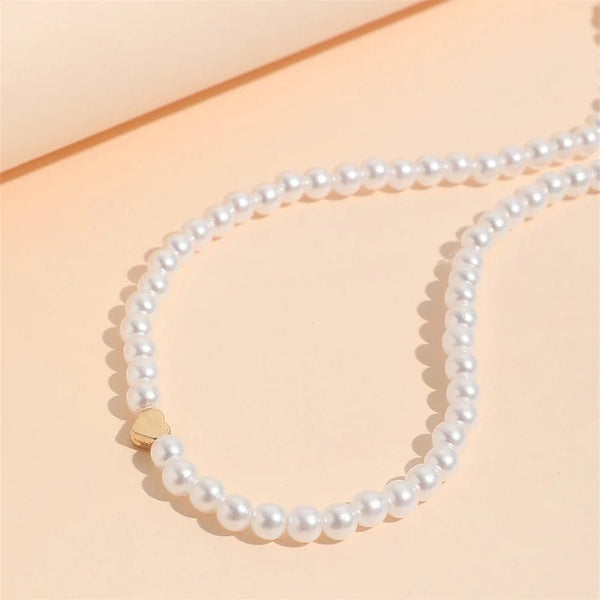 Planet Gates heart ON GIRL Natural Shell Beads Heart Choker Fashion Stainless Steel Necklace for Women Copper Star Collares Para Mujer