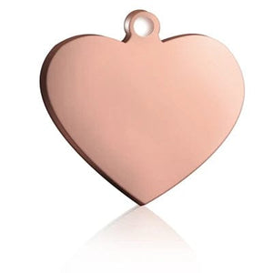 Planet Gates heart rose / L Custom Dog Cat ID Tag Engraved Personalized Pet Collar Charm Name Pendant Bone Keyring Necklace Puppy Accessory Dropshipping