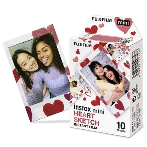 Planet Gates HeartSketch / CHINA Fujifilm Instax Mini Instant Film Mini 12 11 9 8 Film 10-40 Sheets White Edge 3 Inch Film For Instant Camera Mini 90 Photo Pap