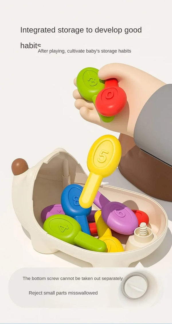 Planet Gates Hedgehog No Box Montessori Educational Toy Fine Motor Toys for Toddlers 1-3 Hedgehog Learning Counting & Sorting Development Sensory Gifts