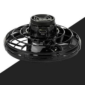 Planet Gates Helicopter Spinner Toy 360° Rotating Flying Fingertip Spinners 100mAh with LED Lights for Adult Kids Decompression Toy