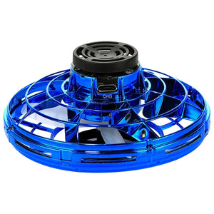 Planet Gates Helicopter Spinner Toy 360° Rotating Flying Fingertip Spinners 100mAh with LED Lights for Adult Kids Decompression Toy