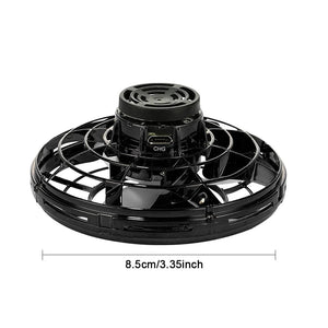 Planet Gates Helicopter Spinner Toy 360° Rotating Flying Fingertip Spinners 100mAh with LED Lights for Adult Kids Decompression Toy