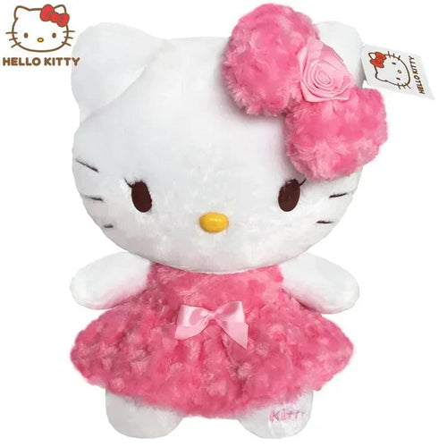 Planet Gates hellokitty-24cm 30cm Sanrio Hello Kitty Kawaii Rose My Melody Cartoon Anime Stuffed Animals Soft Plush Doll Companion Toy Children Birthday Gift