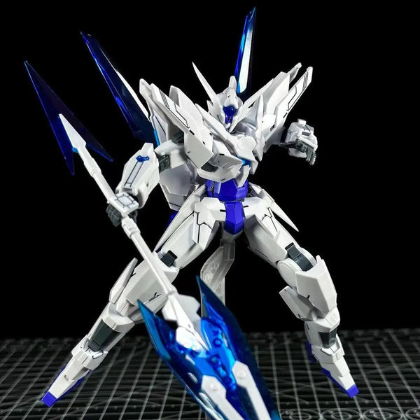 Planet Gates HG Gundam 1/144 Gn-10000 Transient Glacier Figure Assembly Model Toy Action Figurine Desktop Ornament Collection Kids Toy Gifts