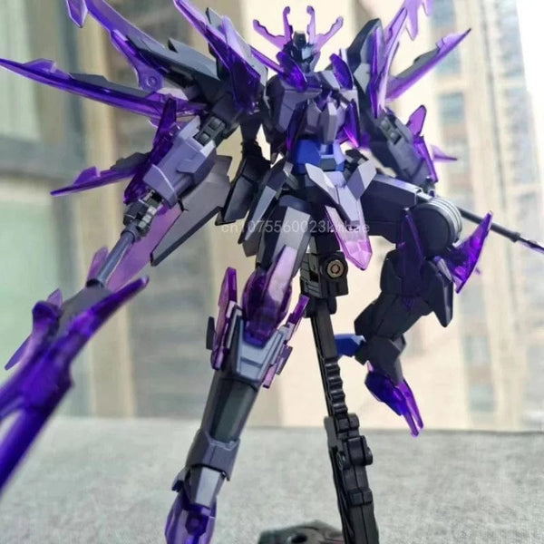 Planet Gates HG Gundam 1/144 Gn-10000 Transient Glacier Figure Assembly Model Toy Action Figurine Desktop Ornament Collection Kids Toy Gifts