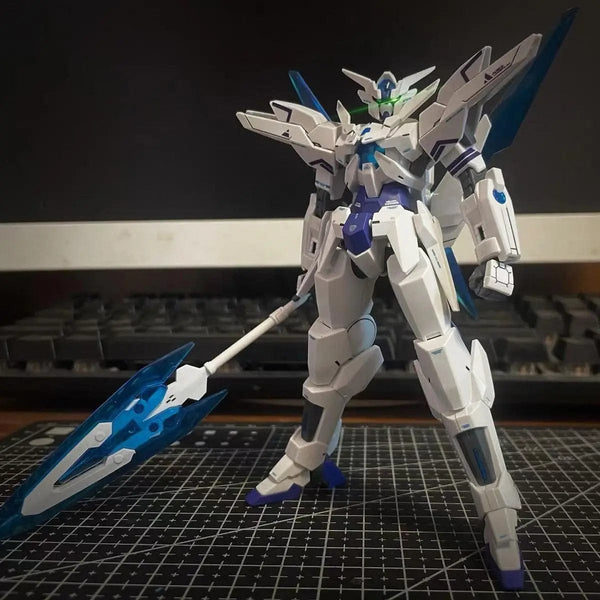 Planet Gates HG Gundam 1/144 Gn-10000 Transient Glacier Figure Assembly Model Toy Action Figurine Desktop Ornament Collection Kids Toy Gifts