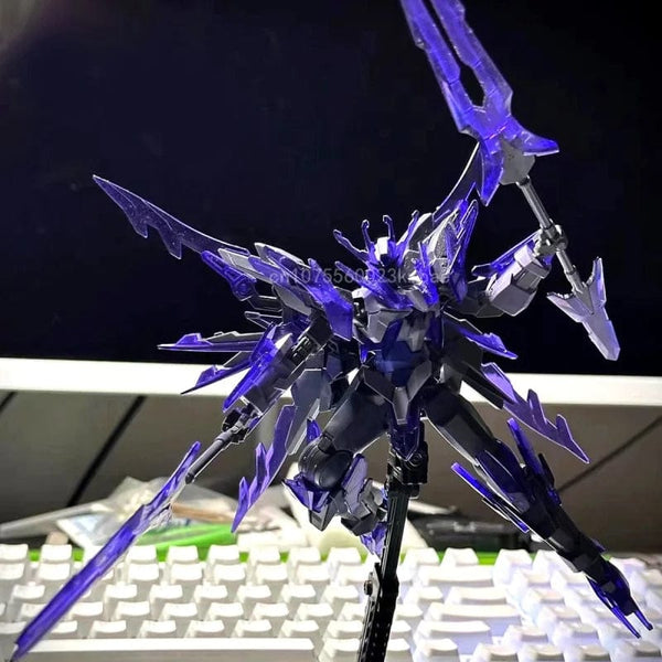 Planet Gates HG Gundam 1/144 Gn-10000 Transient Glacier Figure Assembly Model Toy Action Figurine Desktop Ornament Collection Kids Toy Gifts