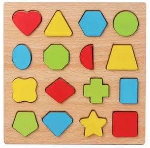 Planet Gates HH052 Children Wooden Puzzle Montessori Toys For Baby 1 to 2 3 Years Old Kids Hand Grab Board Educational Learning Matching Games
