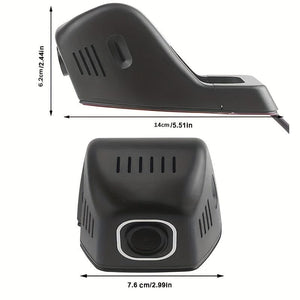 Planet Gates Hidden HD Driving Recorder Without Screen, WiFi Mobile Phone Interconnection, Support 24-hour Parking Monitoring & USB Power Supply