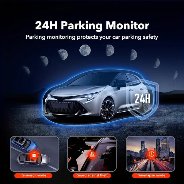 Planet Gates Hidden HD Driving Recorder Without Screen, WiFi Mobile Phone Interconnection, Support 24-hour Parking Monitoring & USB Power Supply