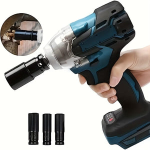 Planet Gates High-carbon Steel 10pcs Set 1/2 Inch 8-24mm Electric Long Socket Wrench Tool Socket Wrench Adapter Hand Tool Car Home Industrial Repair Tool Socket Kit