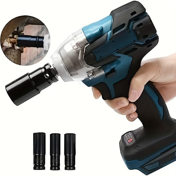 Planet Gates High-carbon Steel 10pcs Set 1/2 Inch 8-24mm Electric Long Socket Wrench Tool Socket Wrench Adapter Hand Tool Car Home Industrial Repair Tool Socket Kit