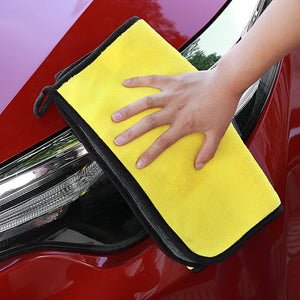 Planet Gates High-density Car Wash Towel, Coral Fleece Double-sided Thickened Car Towel, Absorbent Glass Cleaning Towel, Multi-functional Towel