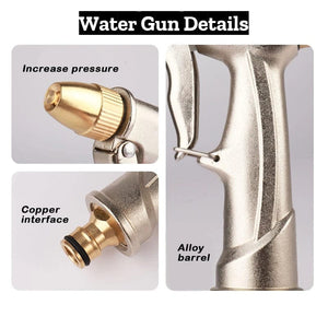 Planet Gates High Pressure Garden Water Hose Expandable Double Metal Connector Pvc Reel Magic Water Pipes for Garden Farm Irrigation Car Wash