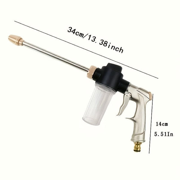 Planet Gates High Pressure Long Rod Nozzle 1pc High-Pressure Water Gun Sprayer Set: Transform Your Garden With Powerful Washing, Foam Sprinkling & Irrigation Tools!